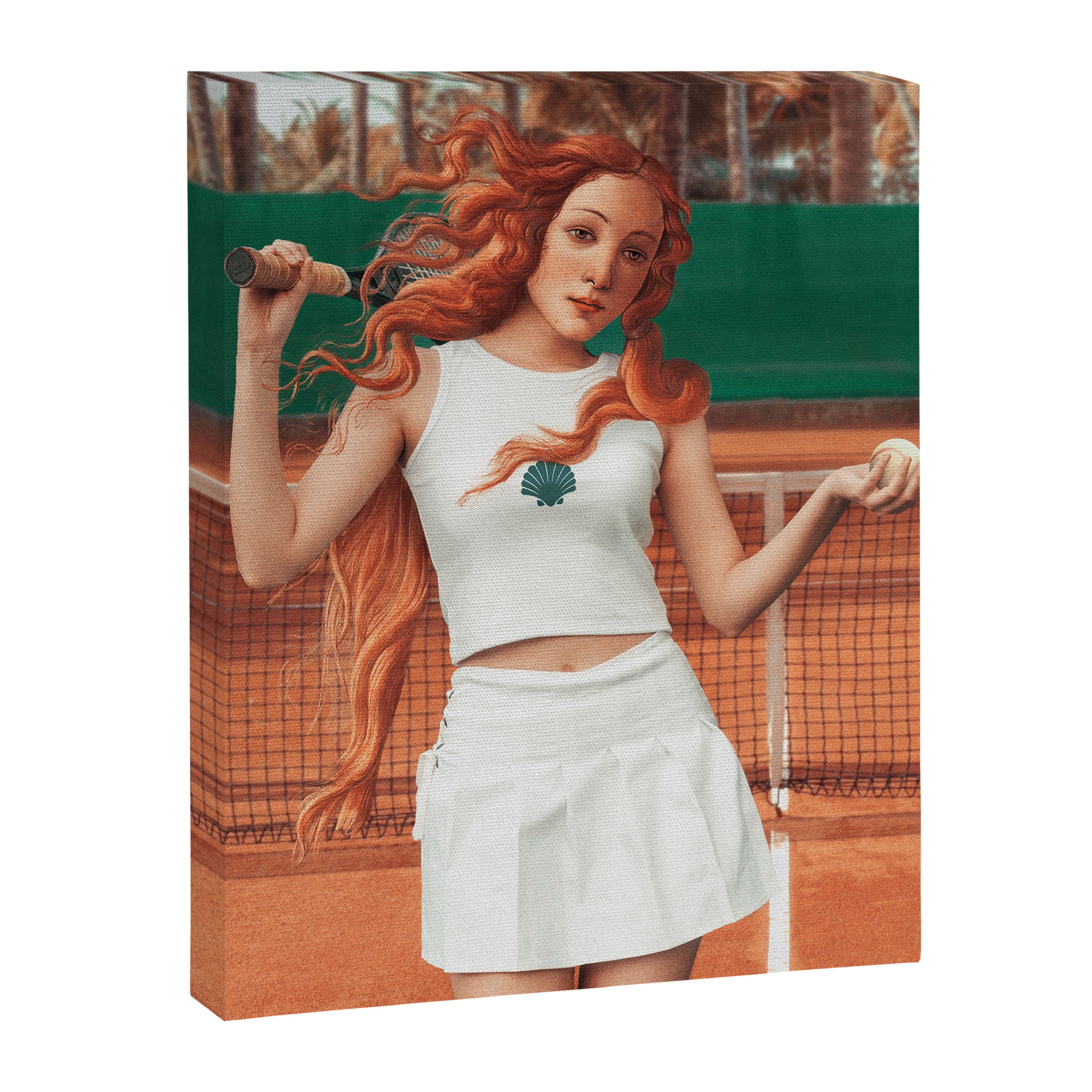 VENUS PLAYING TENNIS Canvas Print Gallery Image 6
