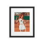VENUS PLAYING TENNIS Framed Art Print Gallery Image 5