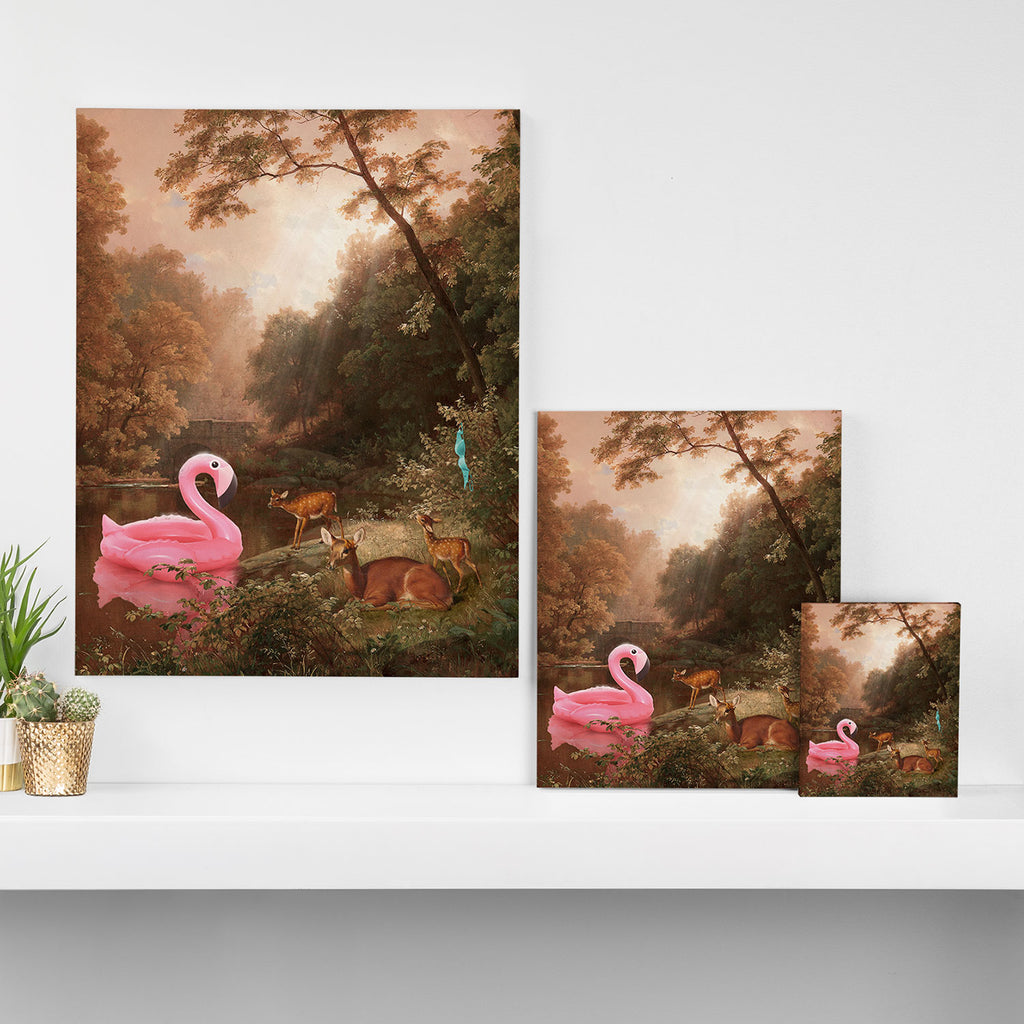 When The Bathers Are Gone Canvas Print Gallery Image 3