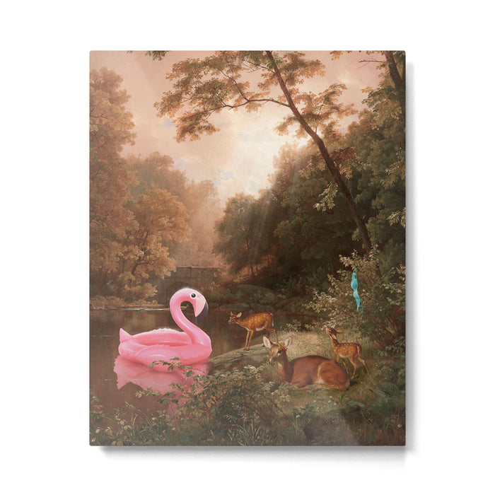 When The Bathers Are Gone Metal Print Gallery Image 1