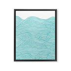 Waves Framed Canvas Print Gallery Image 8