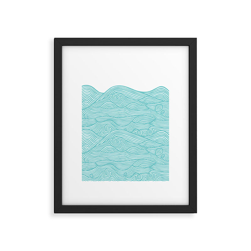 Waves Framed Art Print Gallery Image 6