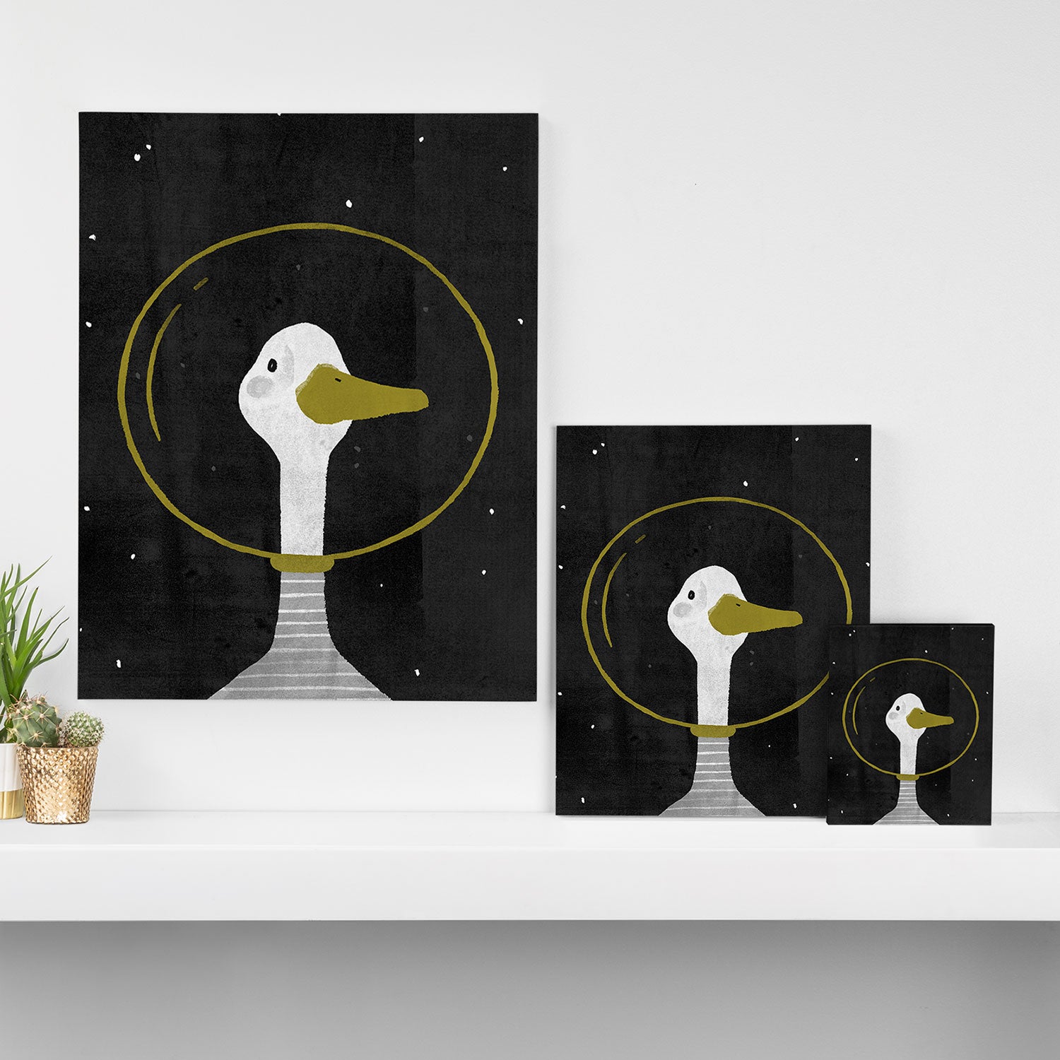 Space Goose Canvas Print Gallery Image 3