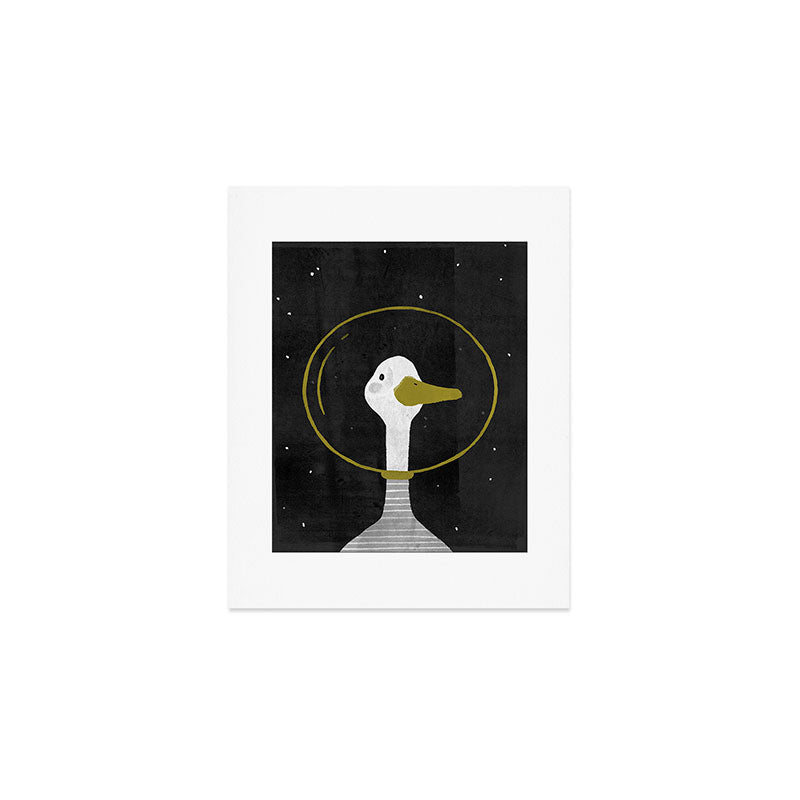 Space Goose Art Print Gallery Image 1