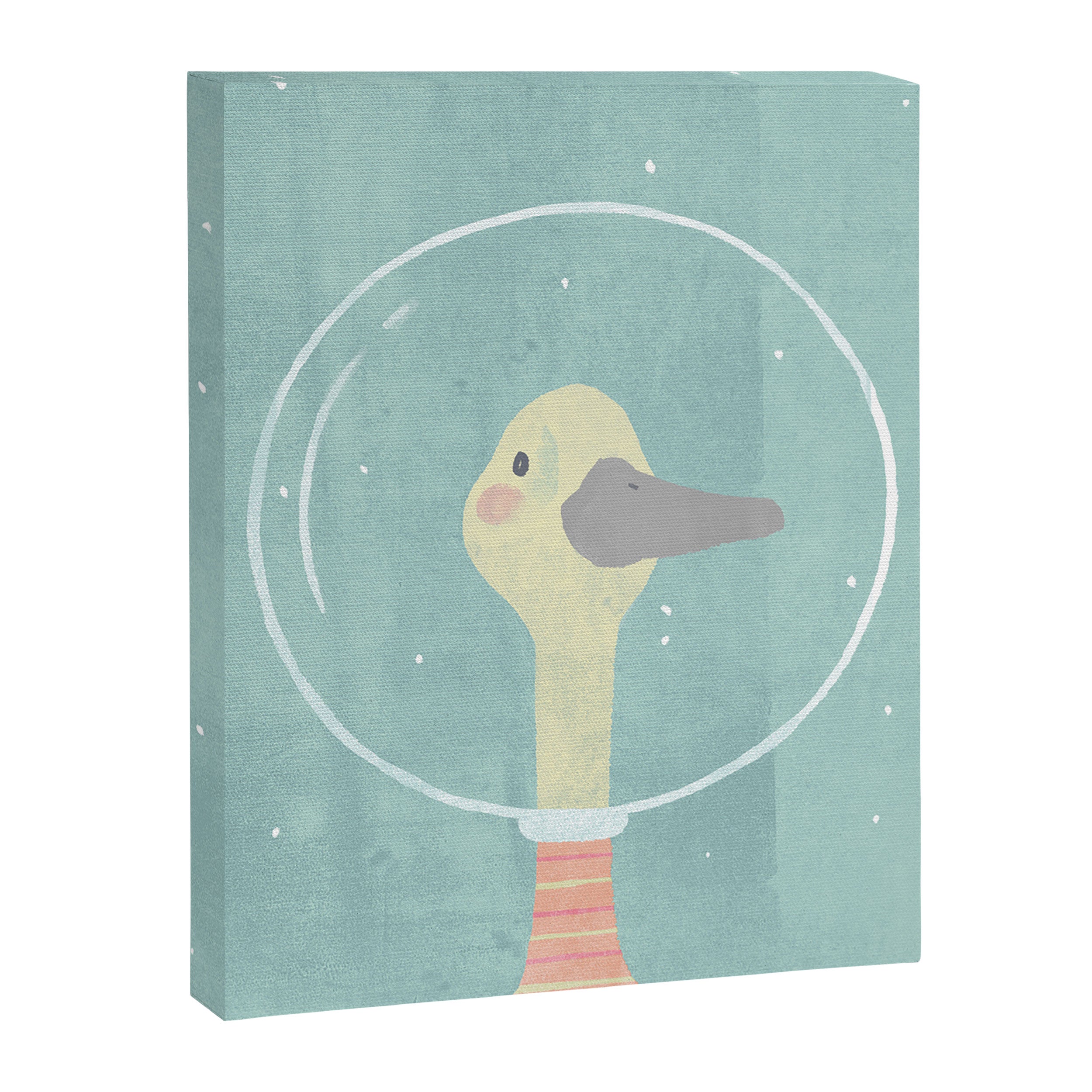 Space Goose (pastels) Canvas Print Gallery Image 6