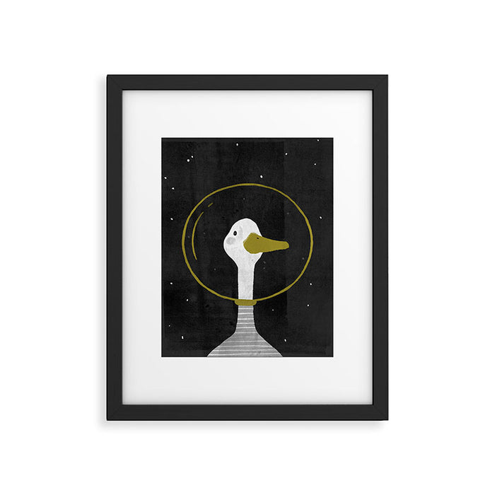 Space Goose Framed Art Print Gallery Image 1