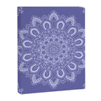 Elegant Periwinkle Purple Blue Boho Mandala Canvas Print Gallery Image 8