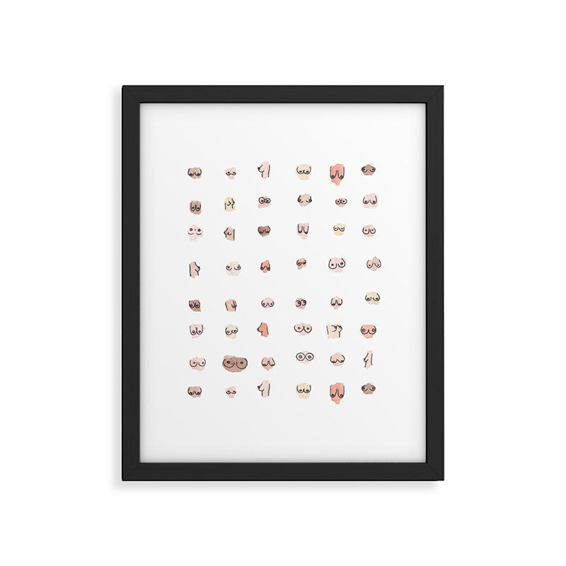boobs Framed Art Print Gallery Image 6