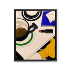 coffee break Framed Canvas Print Gallery Image 6