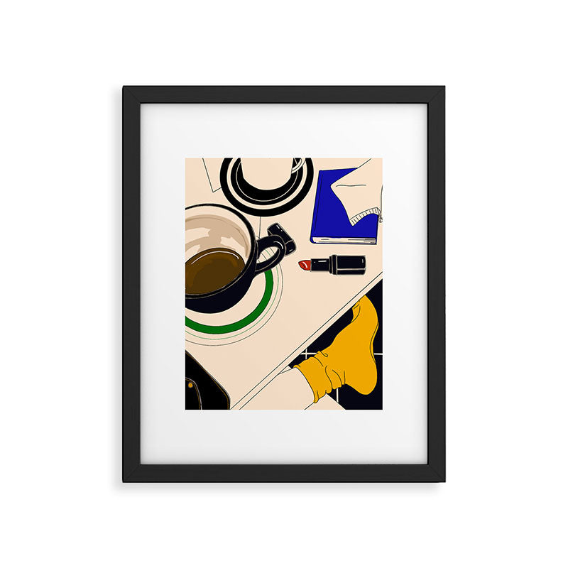 coffee break Framed Art Print Gallery Image 5