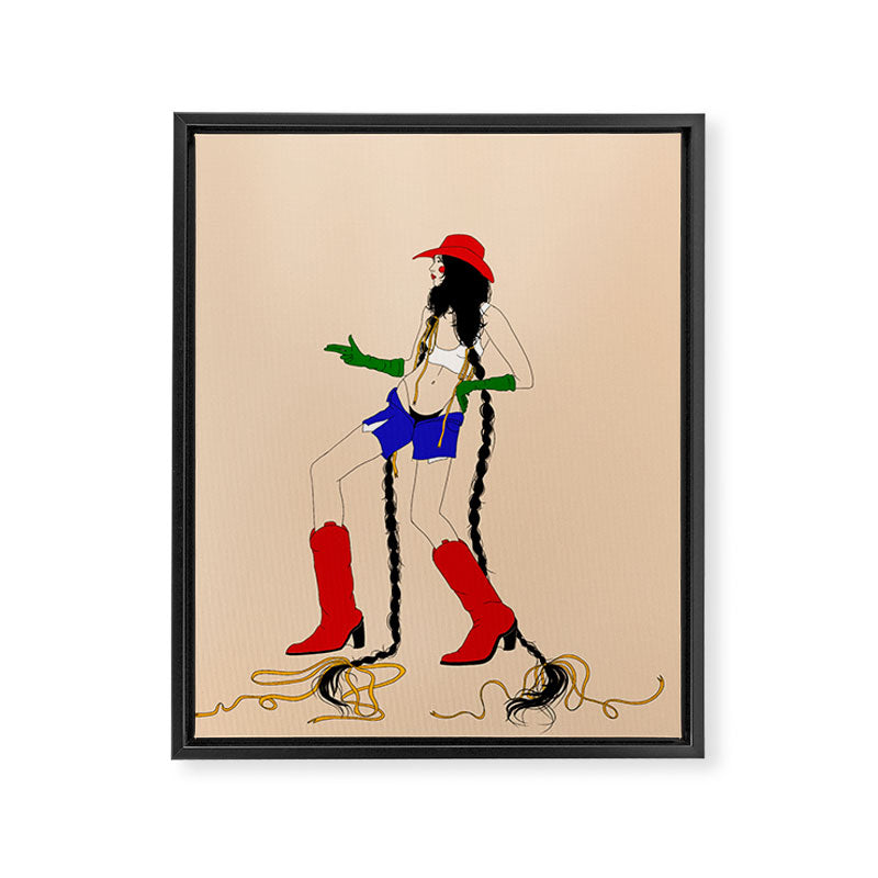 guns out Framed Canvas Print Gallery Image 6