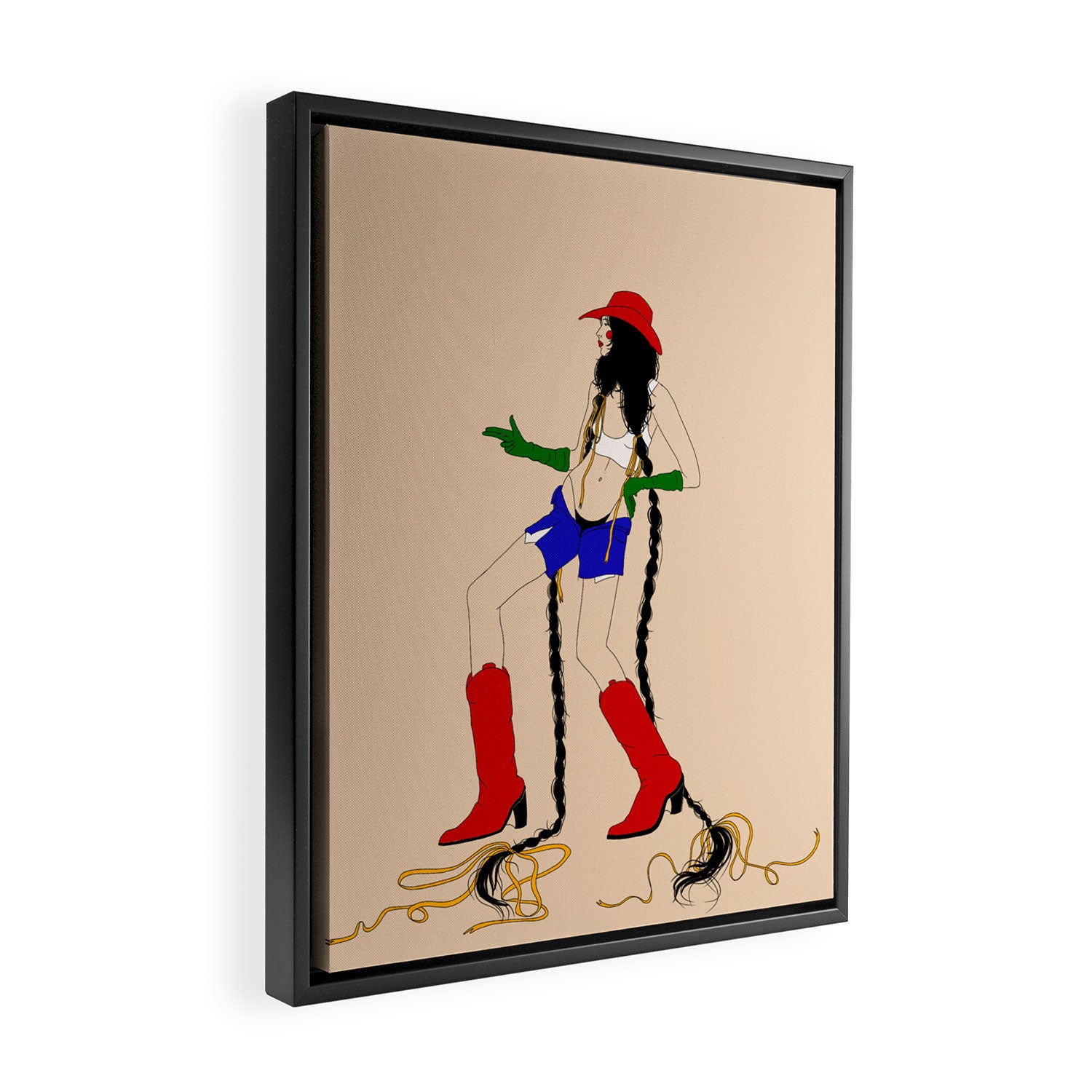 guns out Framed Canvas Print Gallery Image 2