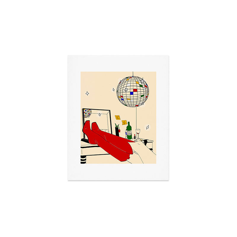 on my way  Art Print Gallery Image 1