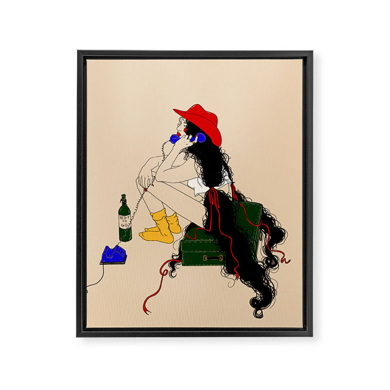 ready to go Framed Canvas Print Gallery Image 6