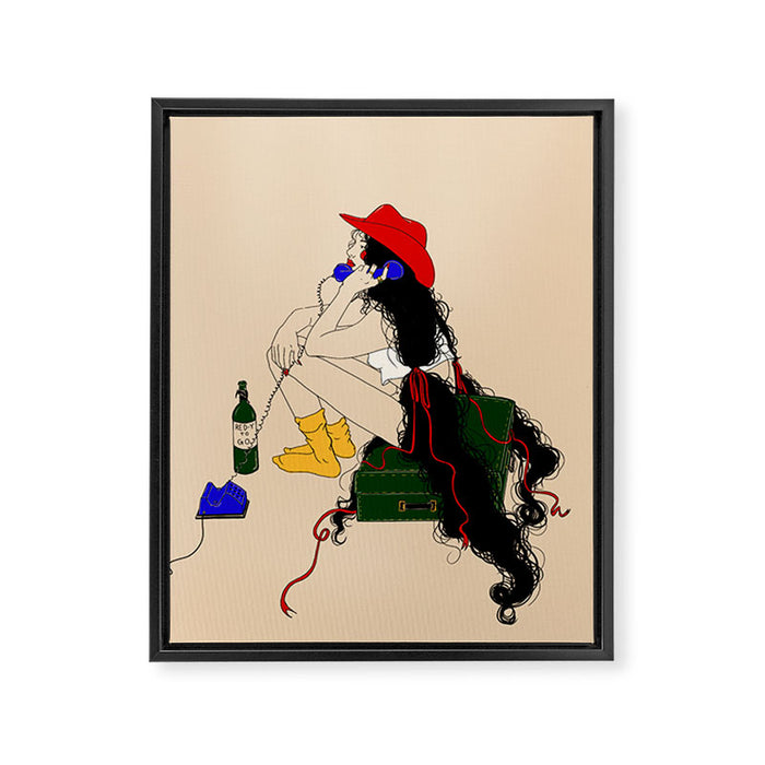 ready to go Framed Canvas Print Gallery Image 1