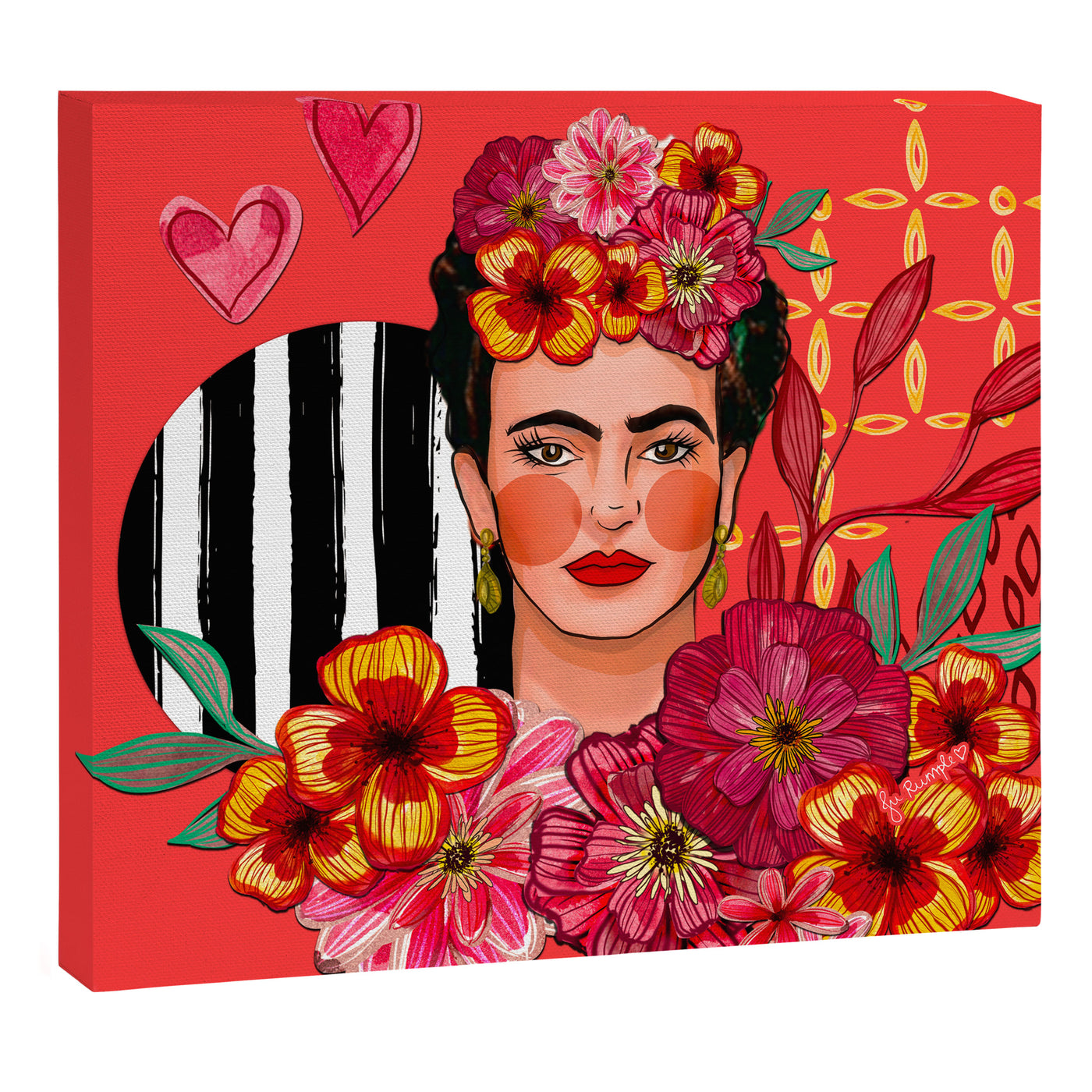 Frida Bouquet Canvas Print