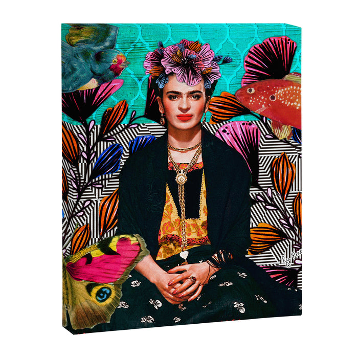 Frida´s secret smile Canvas Print Gallery Image 1