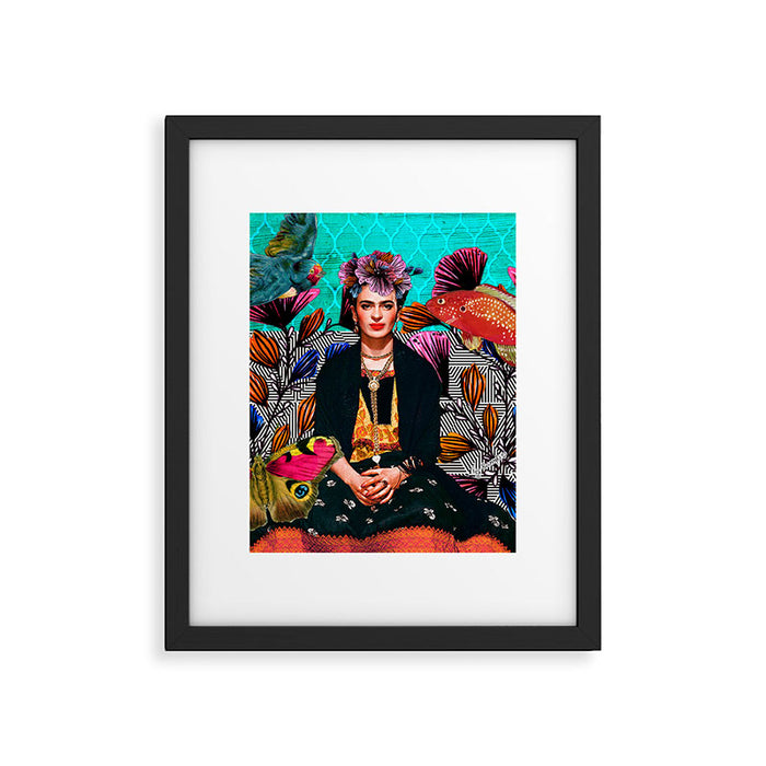 Frida´s secret smile Framed Art Print Gallery Image 1