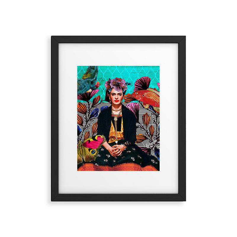 Frida´s secret smile Framed Art Print Gallery Image 6