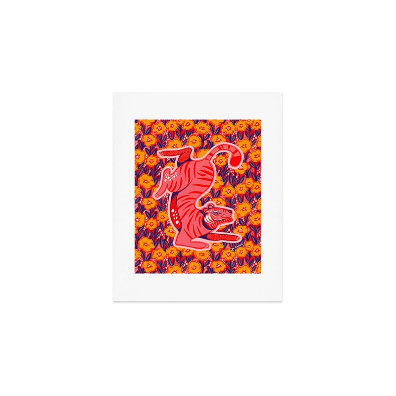 Golden Tiger Art Print Gallery Image 1