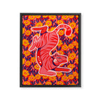 Golden Tiger Framed Canvas Print Gallery Image 8