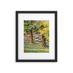 A beautiful day at the park Framed Art Print Gallery Image 6