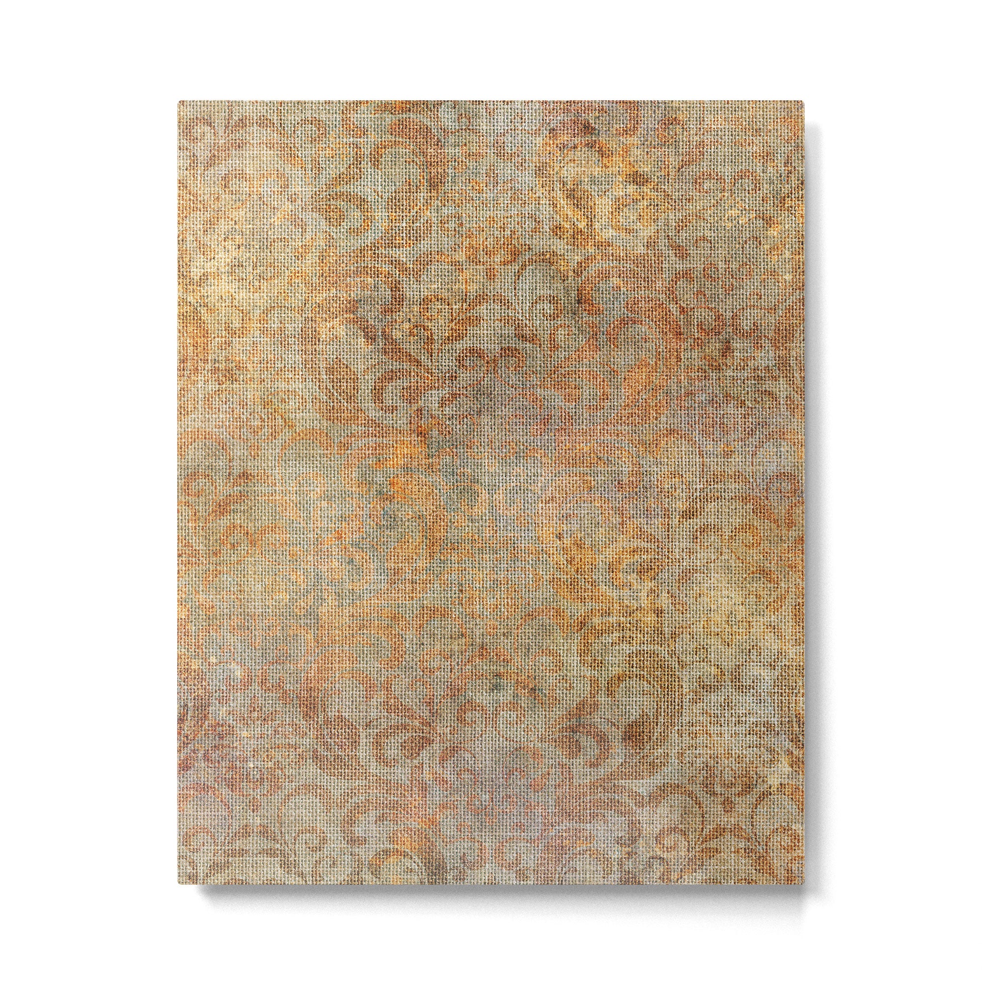 Aged Damask Texture 10 Metal Print Gallery Image 6