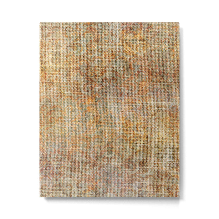 Aged Damask Texture 10 Metal Print Gallery Image 1