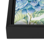 Blue Hydrangea Framed Canvas Print Gallery Image 3