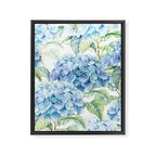 Blue Hydrangea Framed Canvas Print Gallery Image 8