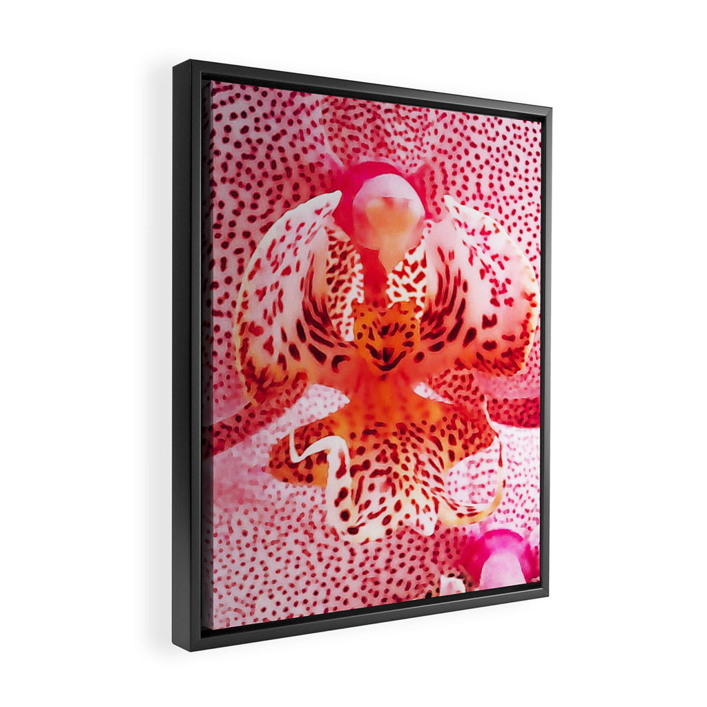 Close up Orchid 37 Framed Canvas Print Gallery Image 2