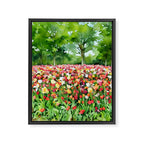 Colorful tulips field Framed Canvas Print Gallery Image 8
