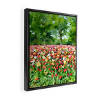 Colorful tulips field Framed Canvas Print Gallery Image 2