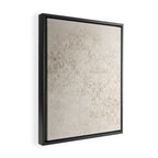 Elegant Ivory Damask 2 Framed Canvas Print Gallery Image 2
