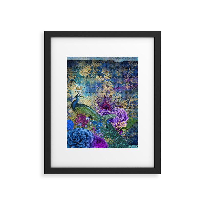 Feather Peacock 20 Framed Art Print Gallery Image 6