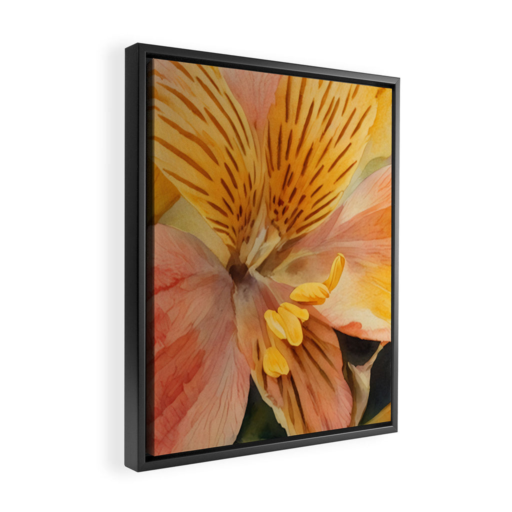 Lily of the Incas Framed Canvas Print Gallery Image 2