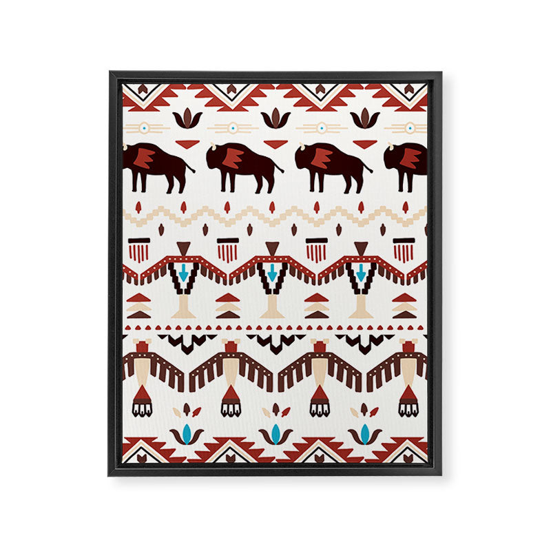 Native American 1 Framed Canvas Print Gallery Image 8