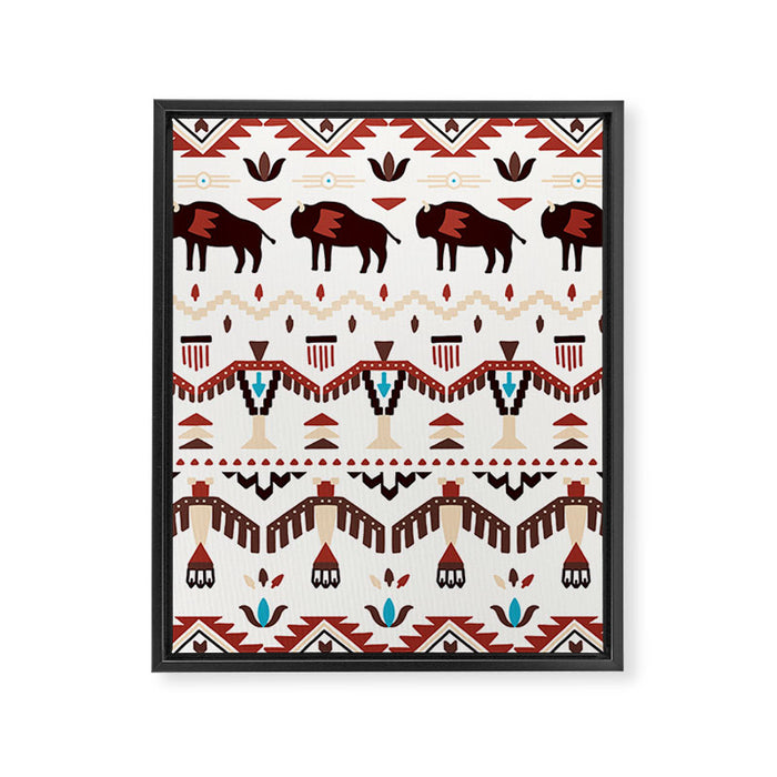 Native American 1 Framed Canvas Print Gallery Image 1