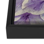 Purple hydrangea watercolor Framed Canvas Print Gallery Image 3