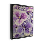 Purple hydrangea watercolor Framed Canvas Print Gallery Image 2