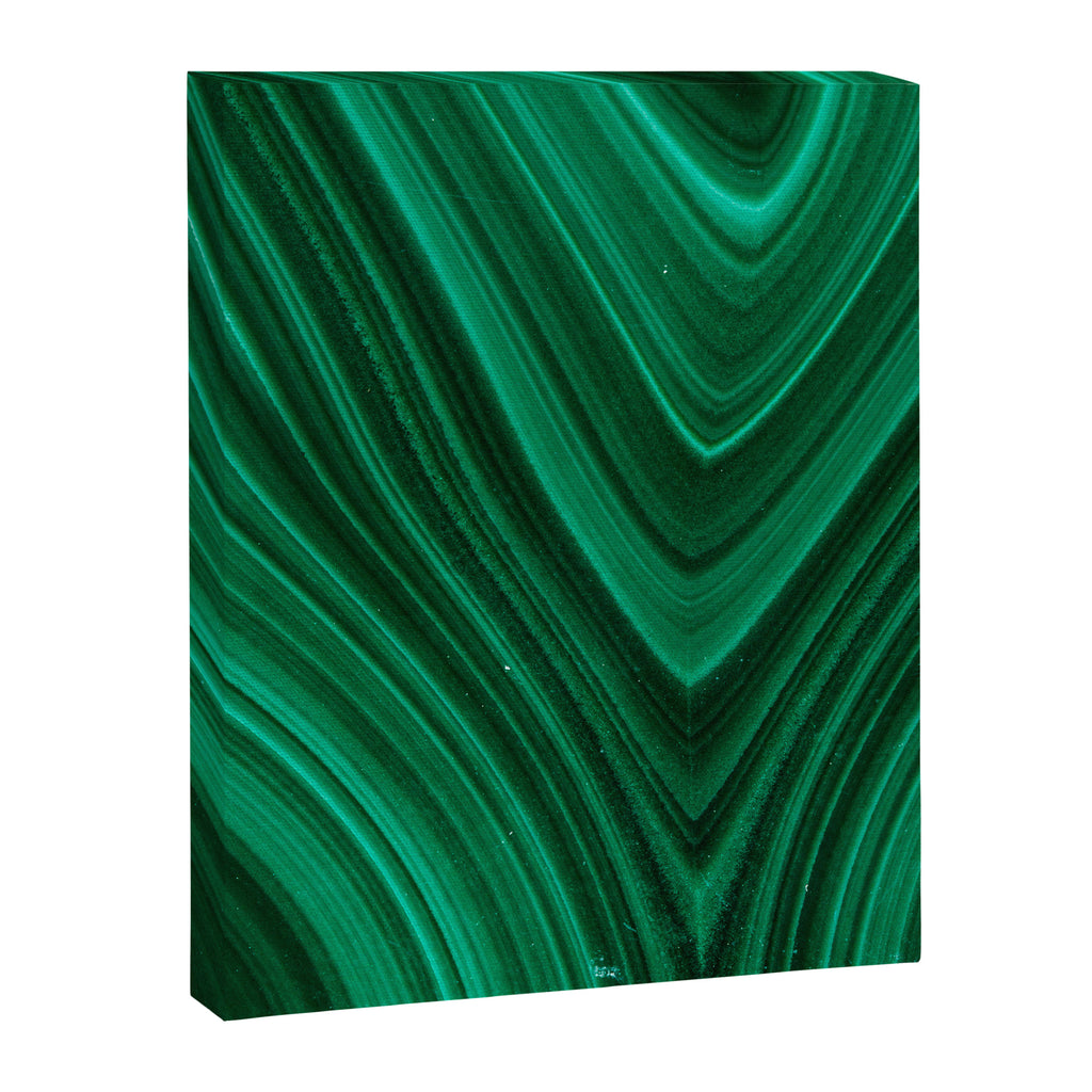 Malachite Green Marble Texture Canvas Print Gallery Image 6