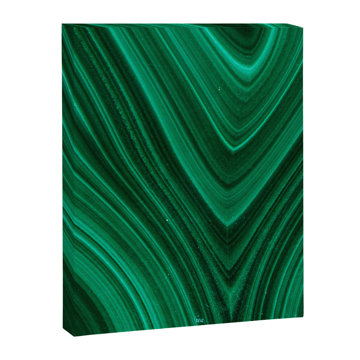 Malachite Green Marble Texture Canvas Print Gallery Image 6