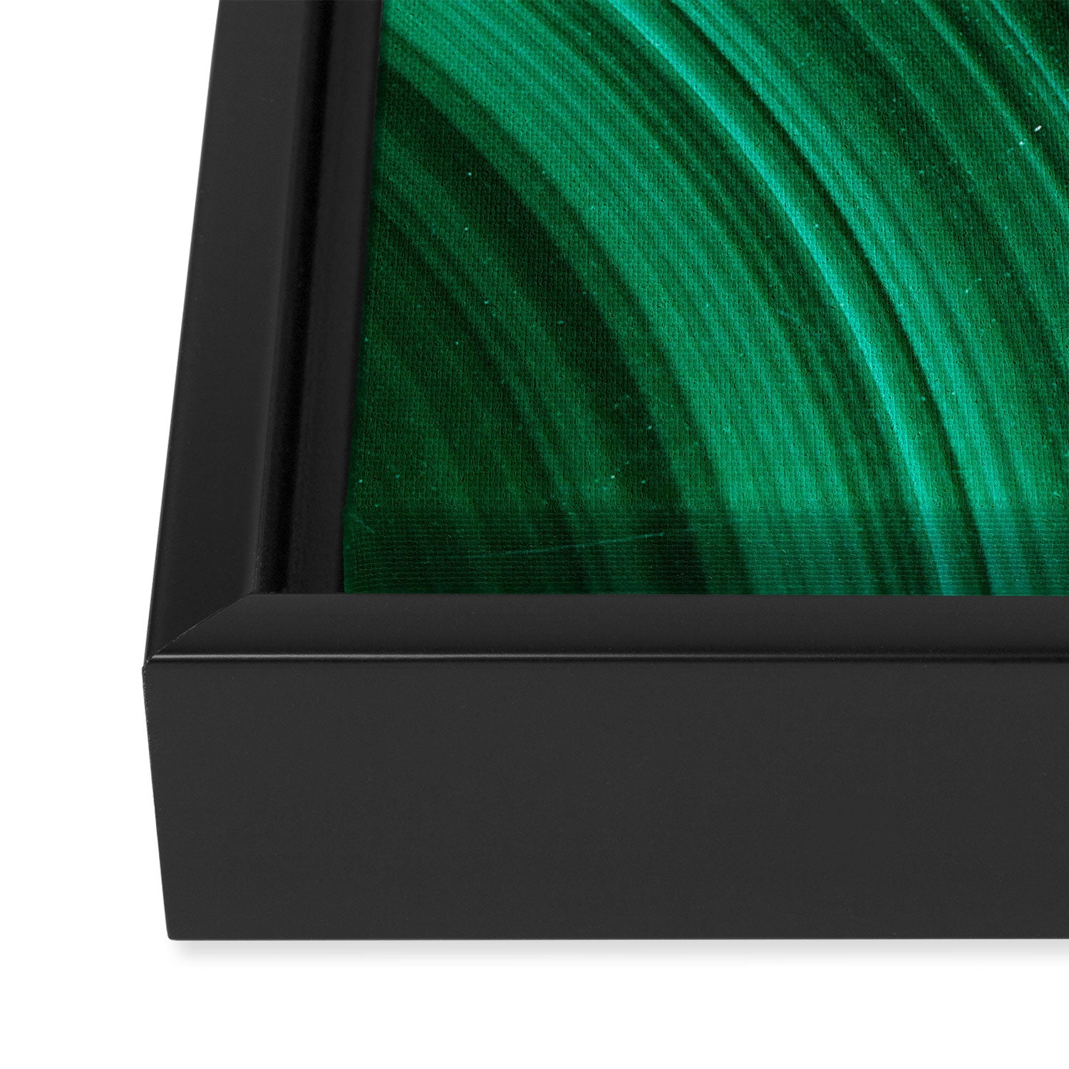 Malachite Green Marble Texture Framed Canvas Print Gallery Image 3