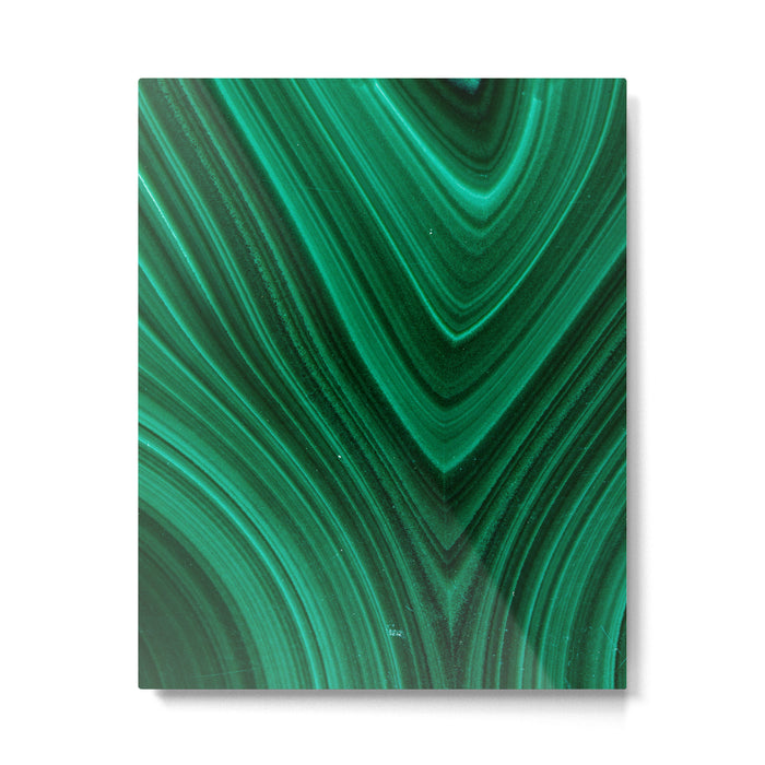 Malachite Green Marble Texture Metal Print Gallery Image 1