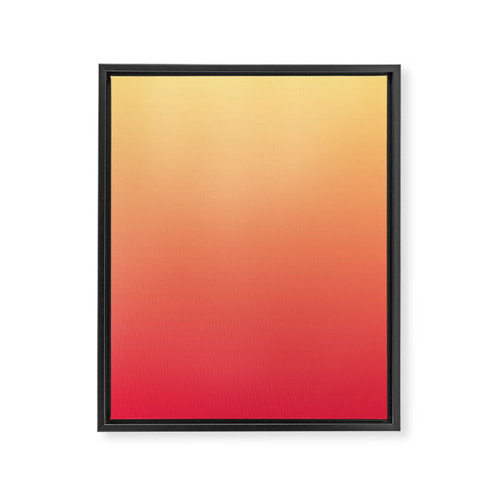Gradient 19 Framed Canvas Print Gallery Image 1