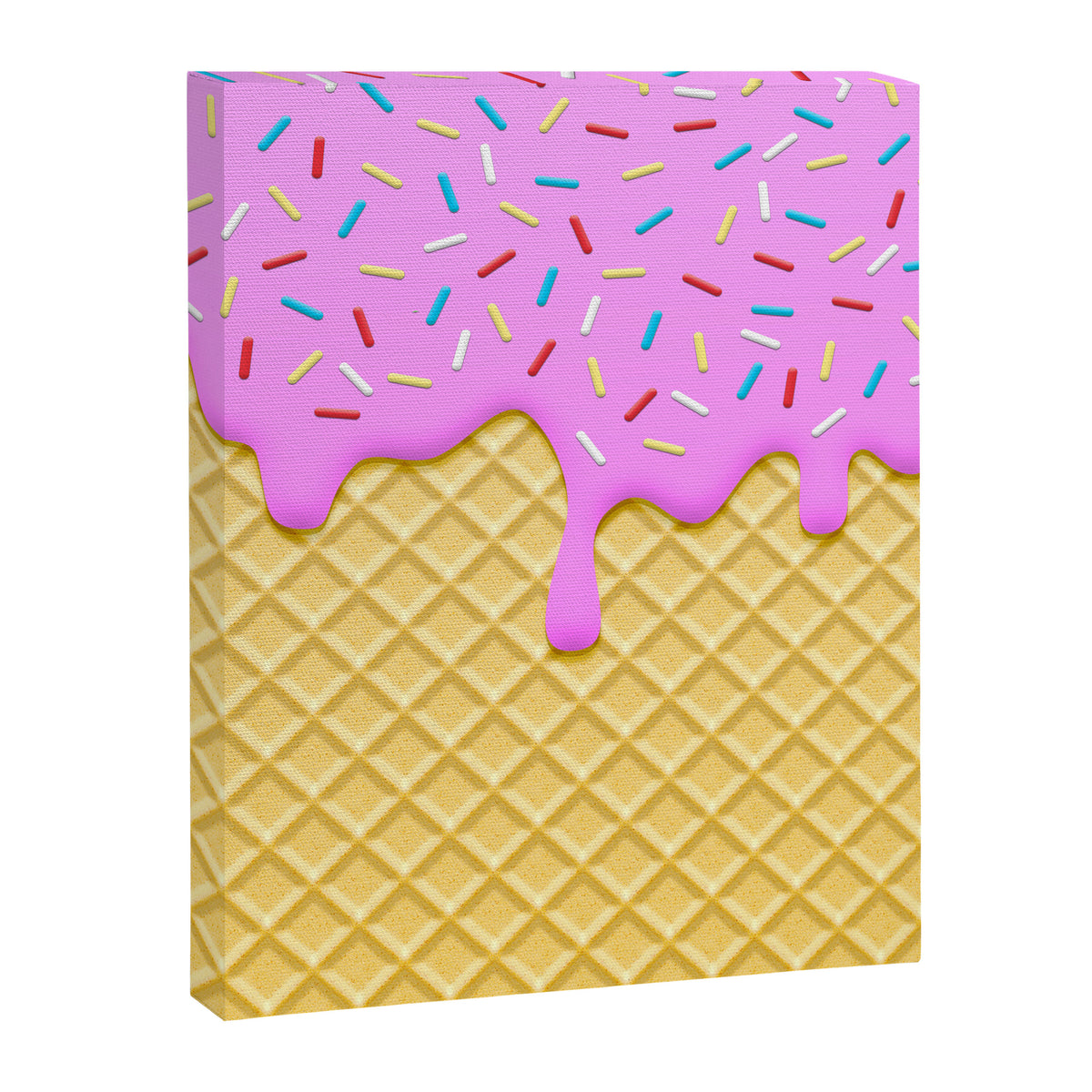 Strawberry Ice Cream Canvas Print Gallery Image 8