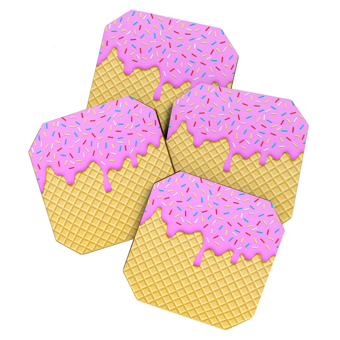 Strawberry Ice Cream Coaster Gallery Image 1