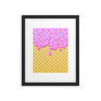 Strawberry Ice Cream Framed Art Print Gallery Image 6