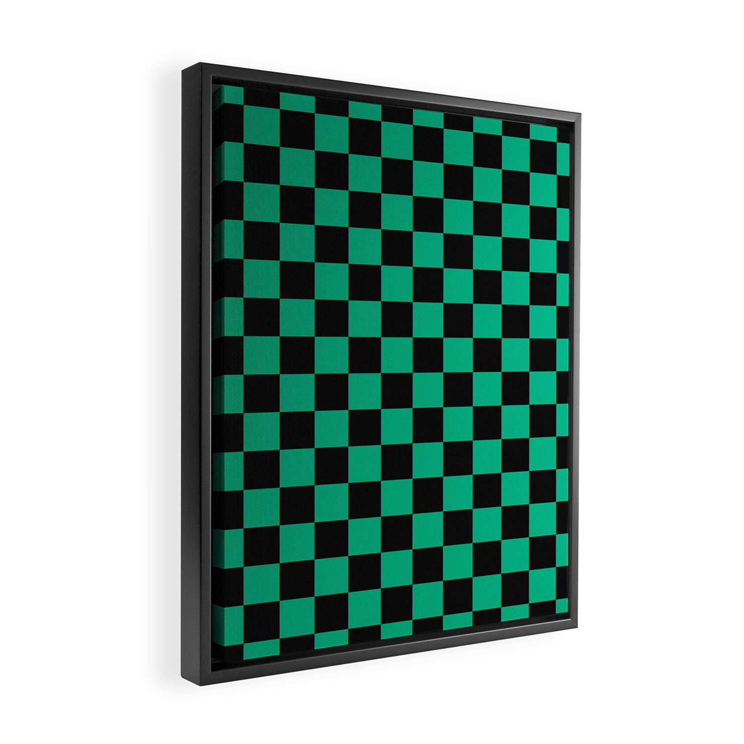 Tanjiro Pattern Framed Canvas Print Gallery Image 2