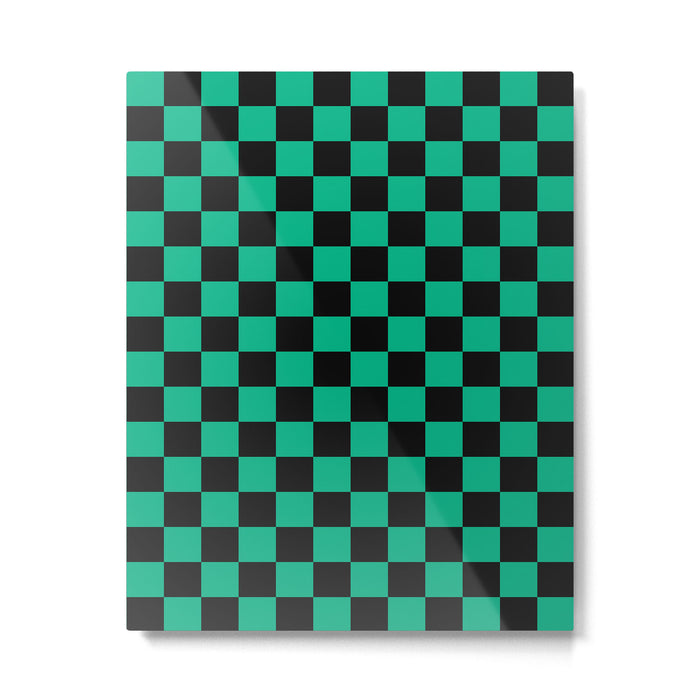 Tanjiro Pattern Metal Print Gallery Image 1